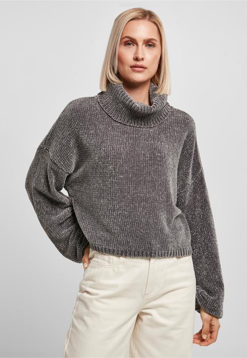 Produktbild Urban Classics Ladies Short Chenille Turtleneck Sweater - 13801 (5XL)
