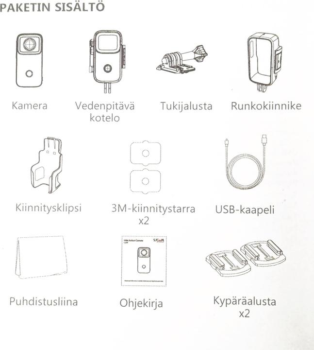 Actual product image Sjcam C200 Pro (30p, Wi-Fi)