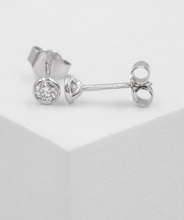 Immagine prodotto Muau Orecchini a perno (Oro bianco 750/18 carati)
