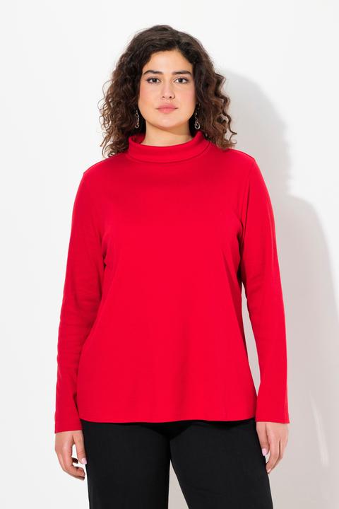 Image du produit Ulla Popken T-shirt à manches longues et col roulé, coupe Classic Fit (46, 48)