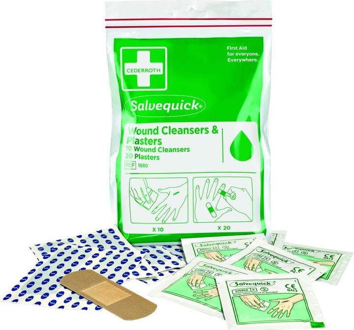 Actual product image Cederroth Wundreiniger und Pflaster 1880 (First Aid Kit)
