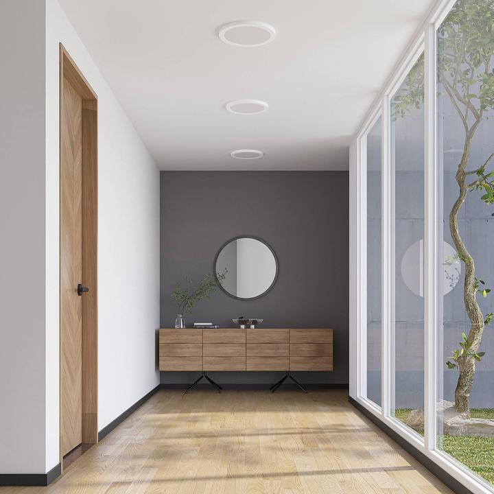 Actual product image Prios Aureka LED ceiling lamp, sensor, 33 cm (2700 lm)