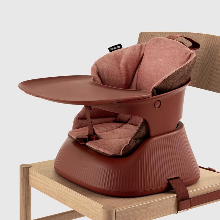 Hannie portable high chair mahogany red - PHC001RH02 (High chair booster seat)
