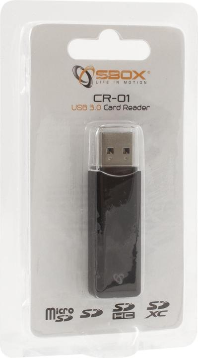 Produktbild Sbox CR-01 Card Reader (USB 3.0)