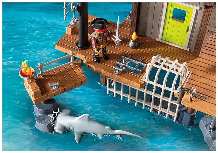 Produktbild Playmobil Piratenhafen mit Seeräuber-Gefängnis