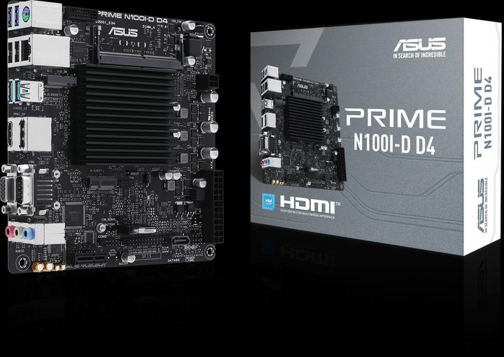Actual product image ASUS Prime N100I-D D4-CSM (NA (integrated CPU), Mini-ITX)
