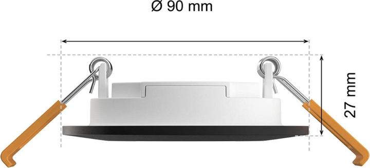 Immagine prodotto Philips Hue White & Color Ambiance Slim Recessed (650 lm)