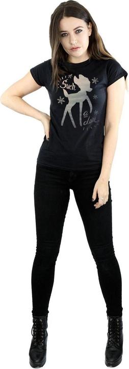 Immagine prodotto Disney Bambi Winter Deer Maglietta Donna (S)