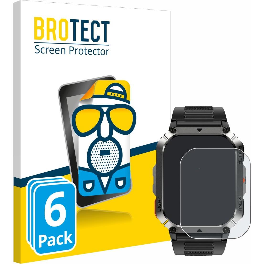 BROTECT Pellicola Opaca, Pellicola protettiva per smartwatch, Nero