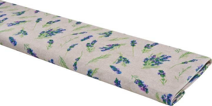 Actual product image VBS Motif fabric linen look "Lavender", 140 cm wide, sold by the metre