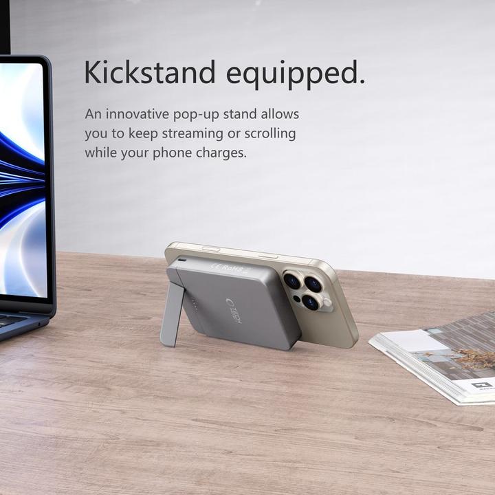 Immagine prodotto Tech-Protect Powerbank PB14 LifeMag MagSafe 10000 mAh - grau (10000 mAh)