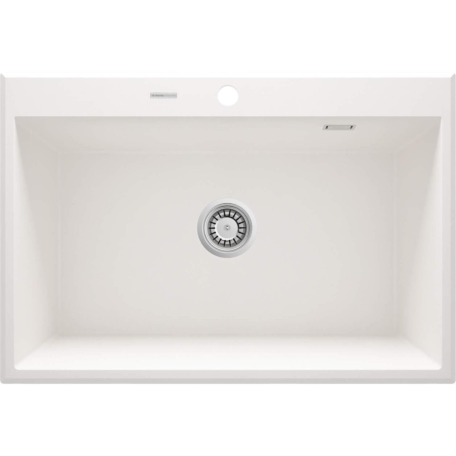 Deante Grigio Lavello, Lavello In Granito A 1 Vasca (Lavello Montato)