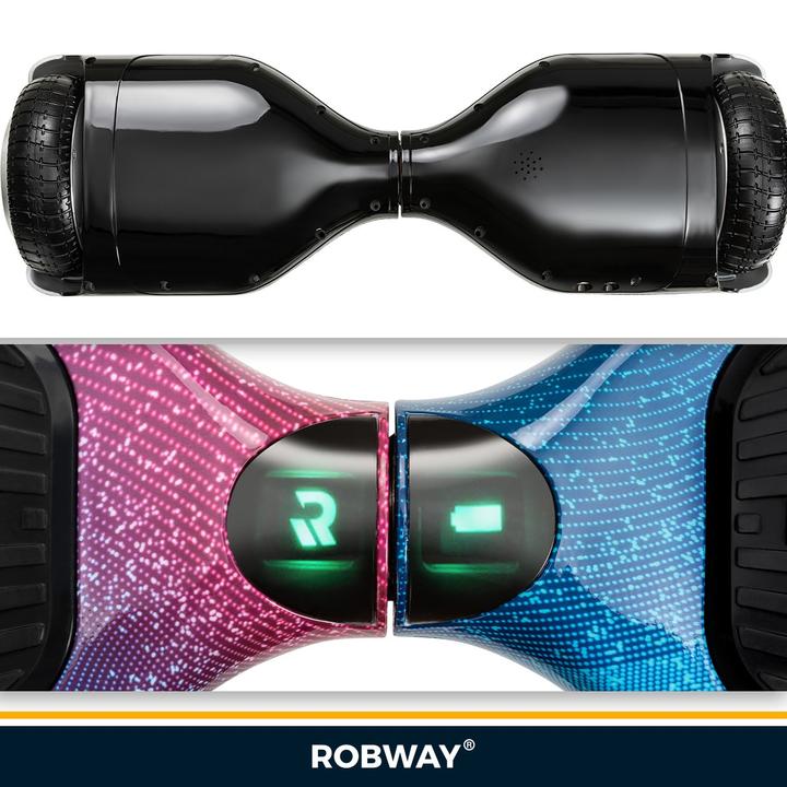 Produktbild Robway Hoverboard W1 E-Balance Board Scooter Elektro Roller Smart Self Balance (Pink Chrom)