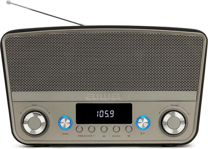 Actual product image Aiwa RO RETRO BSTU-750BK (KW, Bluetooth)