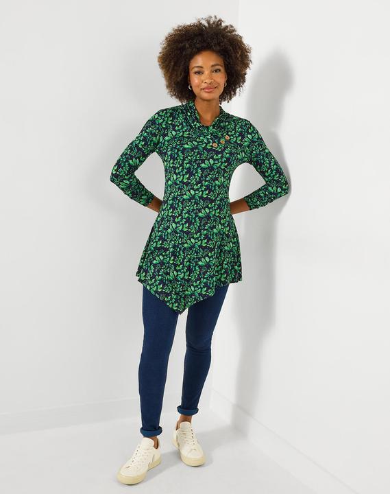 Produktbild Joe Browns Leaf Print Stretchy Tunic Top (36)