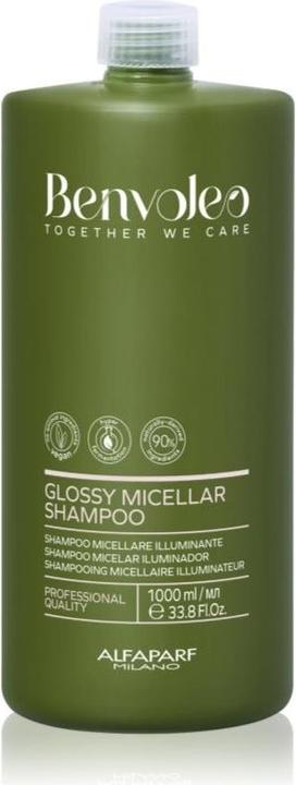 Produktbild Alfaparf Alfa Benvoleo Glossy Micellar Shampoo 1L (1000 ml, Flüssiges Shampoo)