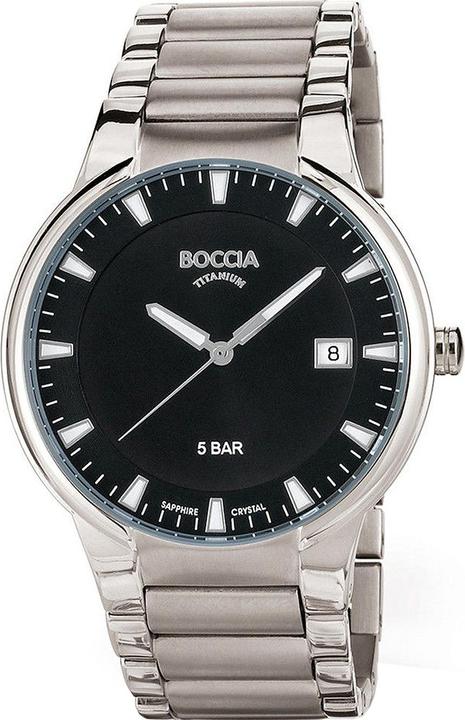 Image du produit Boccia 3629-01 Montre homme titane 39mm 5ATM (Montre analogique, 39 mm)