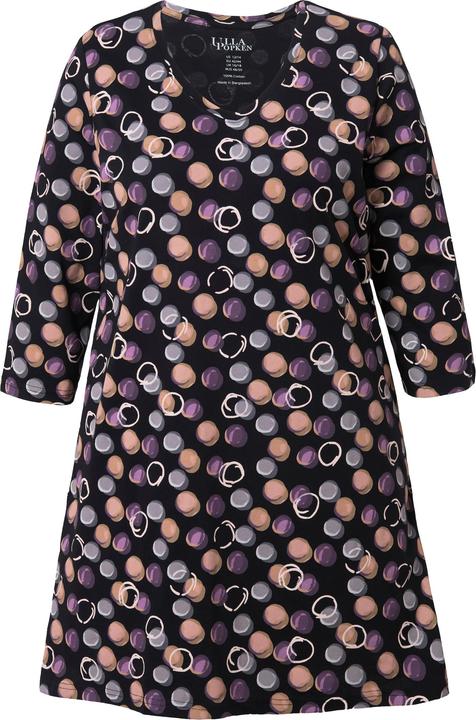 Actual product image Ulla Popken Polka Dot Empire Knit A-Line Tunic (50, 52)