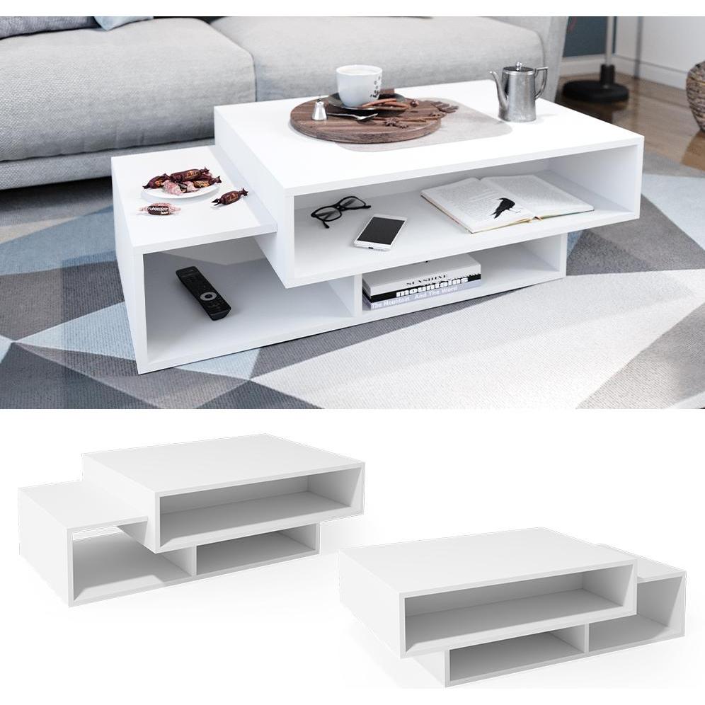 Thumbnail - Vicco, Couchtisch + Beistelltisch, Bari (105 x 32 x 60 cm)