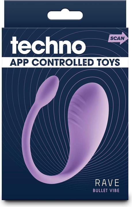 Actual product image NS Novelties techno rave purple