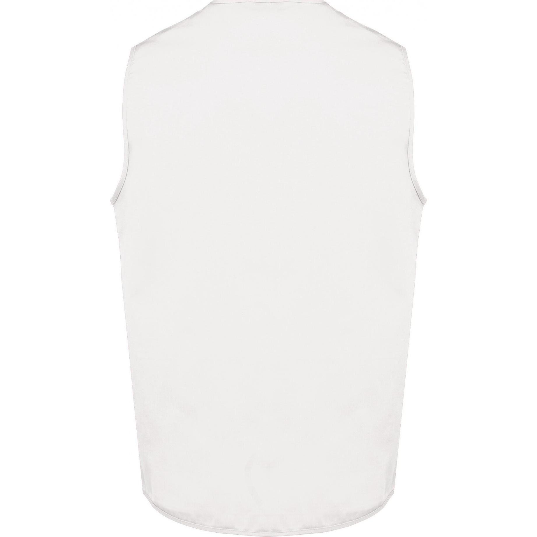 Thumbnail - Kariban, Herren, Weste, Polycotton-Weste mit mehreren Taschen, Weiss, (5XL)