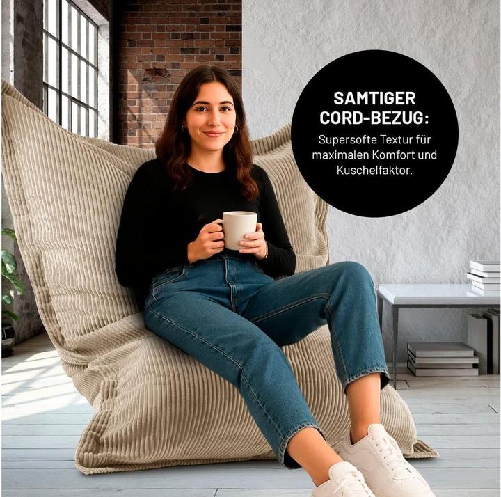 Produktbild Lumaland Sitzsack + Cordhülle