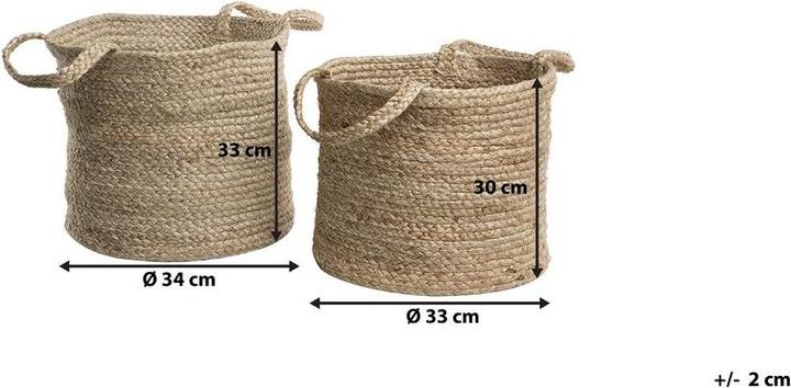 Produktbild Beliani Kaella (2 x, 34 x 34 x 33 cm)