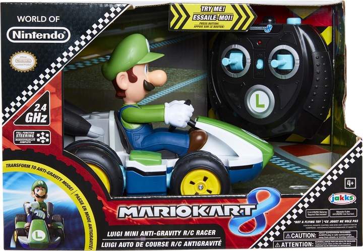 Produktbild Jakks Pacific Super Mario - Mario Kart Mini RC Racer - Luigi