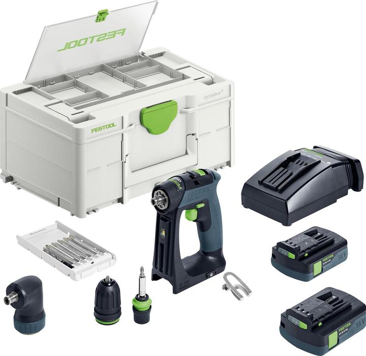 Festool Perceuse-visseuse à accu CXS 18 C 3,0-Set