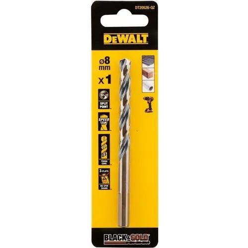 DeWalt, Punta da trapano, Punta da trapano Hss oro nero da 8 mm (8 millimetri)