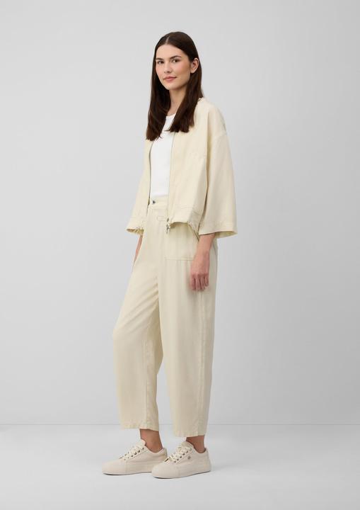 Actual product image S.Oliver Hose Cropped Barrel-Leg-Hose im Relaxed Fit mit Elastikbund (44)