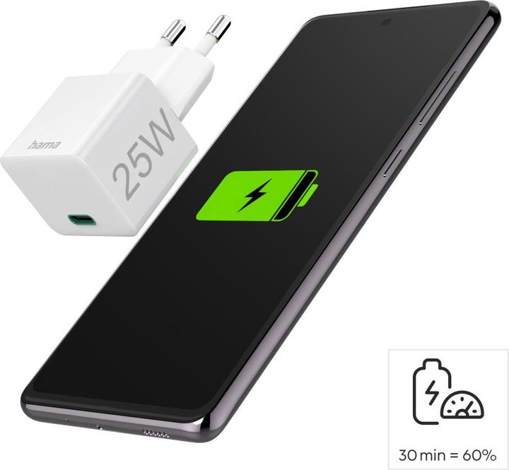 Actual product image Hama Mini Charger, Power Delivery (PD)/Qualcomm®, 25 Watt, White (25 W)