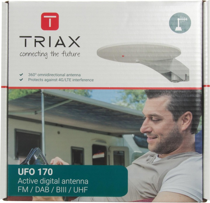 Produktbild Triax UFO 170 - Antenne - Radio - 27 dBi (UHF) (DAB+, VHF, UHF)