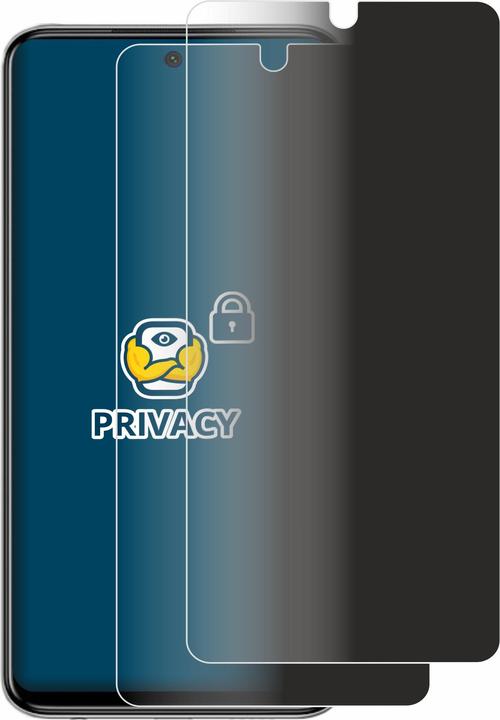 Actual product image BROTECT Anti-spy privacy film Blue light protection film (2 Piece, Xiaomi Redmi Note 9S)