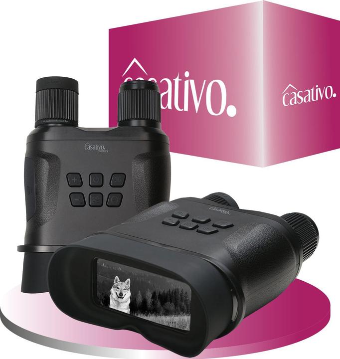 Produktbild Casativo Fernglas mit Nachtsicht- & HD-Videofunktion, 850m Reichweite (4 x, 42 mm)