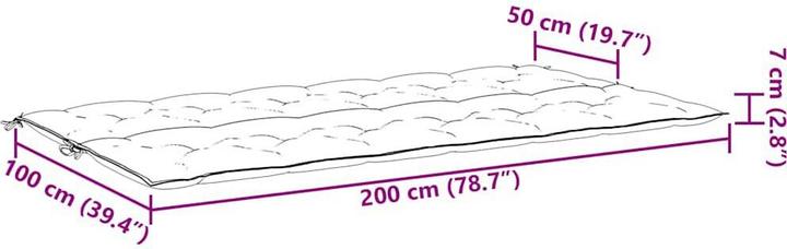 Actual product image vidaXL Henryk (200 x 50 cm)