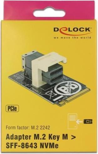 Produktbild Delock SFF-8643 NVMe horizontal 2242