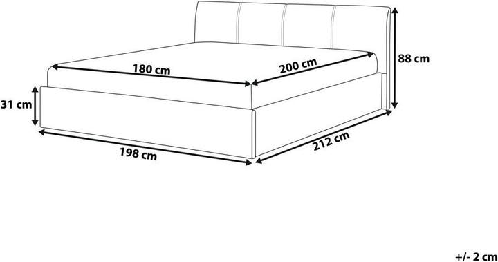 Actual product image Beliani Orbey (180 x 200 cm)