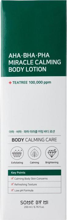 Image du produit Some By Mi AHA BHA PHA Lotion corporelle calmante miraculeuse (Lotion pour le corps, 200 ml)