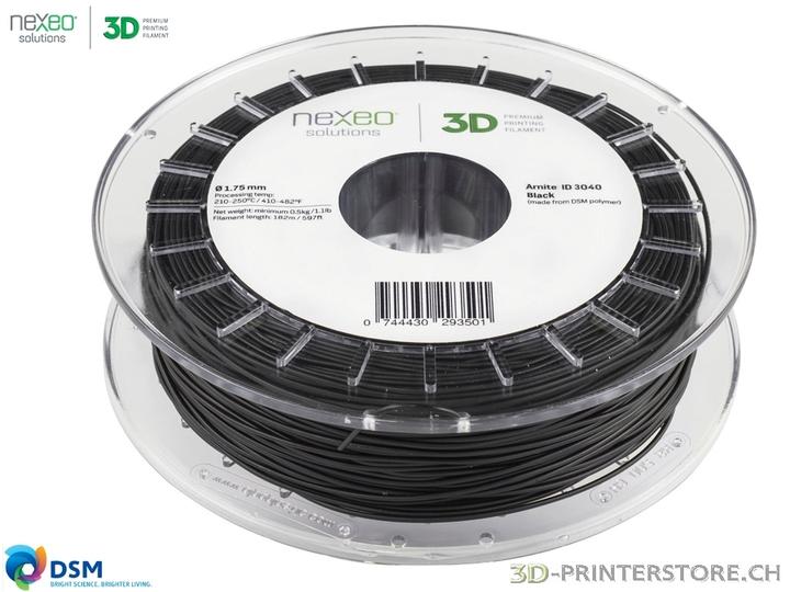 Actual product image Royal DSM Arnitel 3040 (PET, 2.85 mm, 500 g, Black)