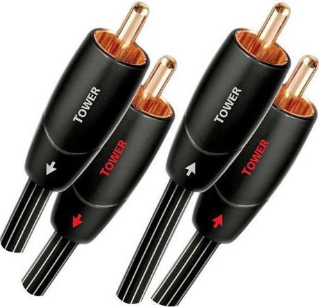 Actual product image Audioquest Tower 2x RCA naar 2x RCA Kabel - Audio Cable - 20m (20 m)
