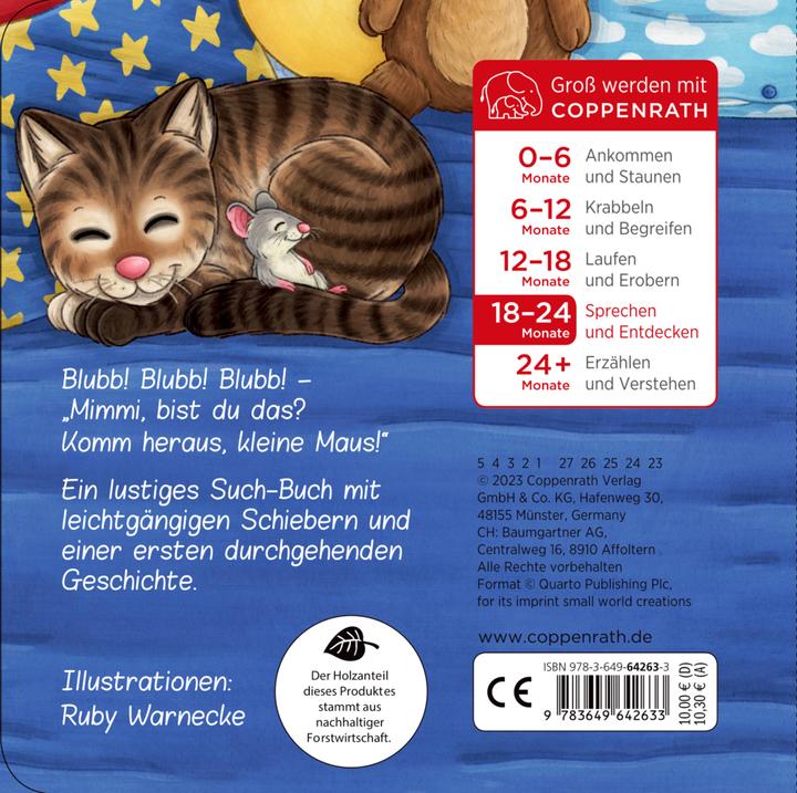 Actual product image Komm heraus, kleine Maus!: Bist du zu Haus? (German, Ruby Warnecke, 2023)