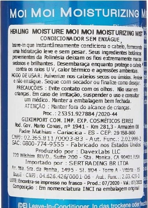 Produktbild L'Anza Healing Moisture Moi Moi Moisturizing Mist with Vitamin E 6.8 Fl Oz 250ml (200 ml)