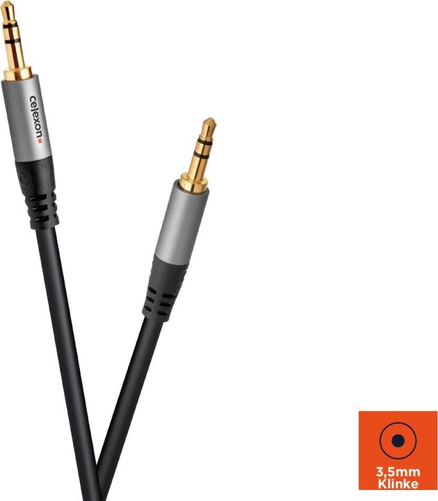 Produktbild Celexon 3,5mm Stereo Klinke Audiokabel 2,0m - Professional Line (2 m)