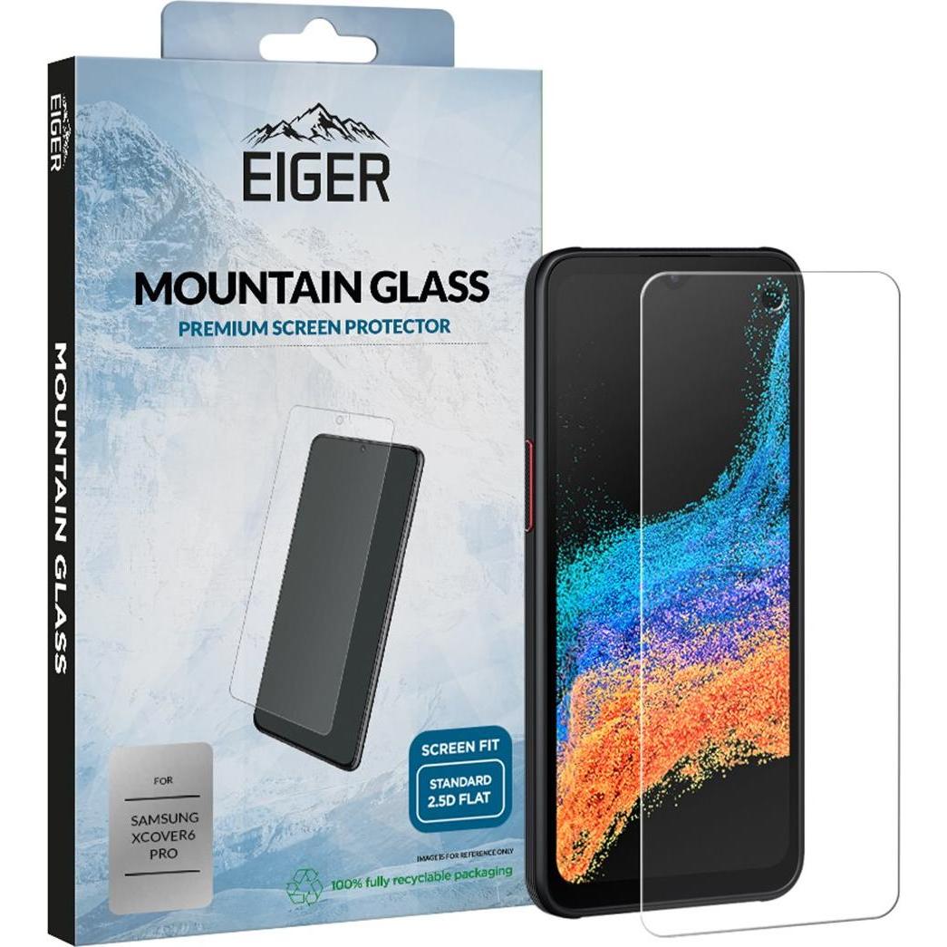 Eiger Mountain Glass (1 Stück, Samsung Galaxy XCover 6 Pro), Smartphone Schutzfolie, Transparent