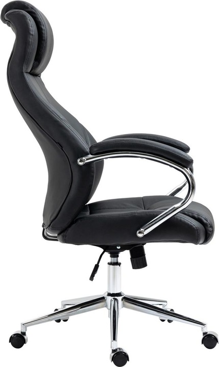 Actual product image CLP Office chair Salford real leather, black