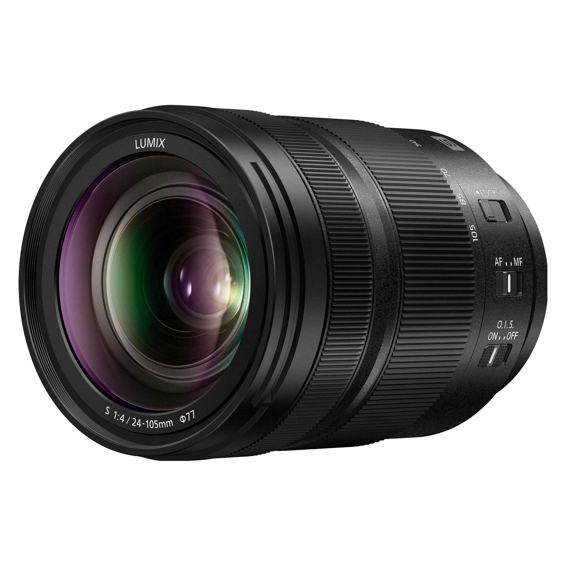 Panasonic Lumix S 24-105mm f/4 Makro O.I.S. (Leica L, Vollformat), Objektiv, Schwarz