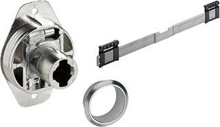 Actual product image Hettich Cylinder sliding door lock Prestige 2000