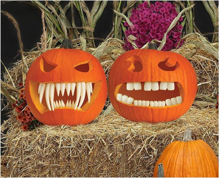 Produktbild Fun World Division Schneidezähne für Halloween-Kürbisse (7 Stück)