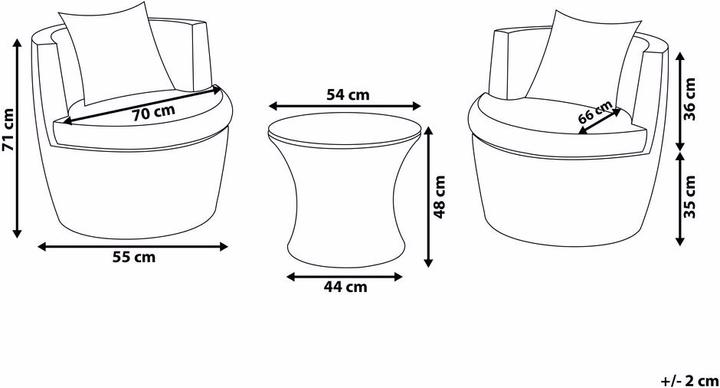 Produktbild Beliani Capri